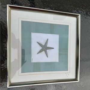 Starfish Art Print Framed by WYATT